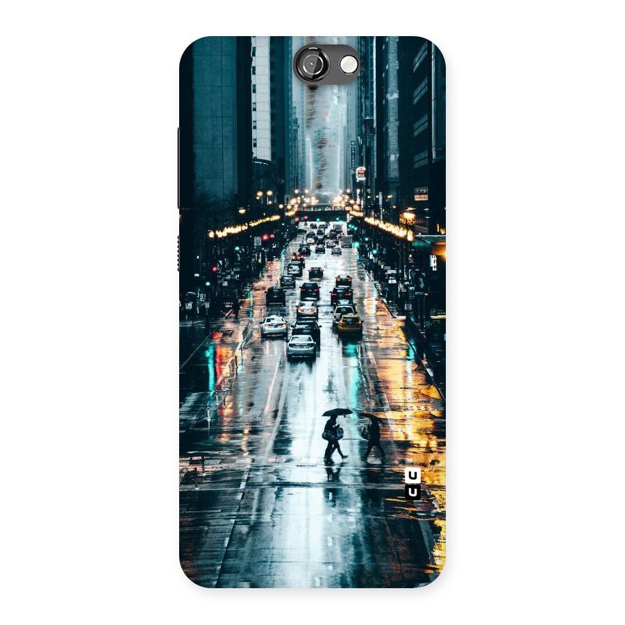 NY Streets Rainy Back Case for HTC One A9
