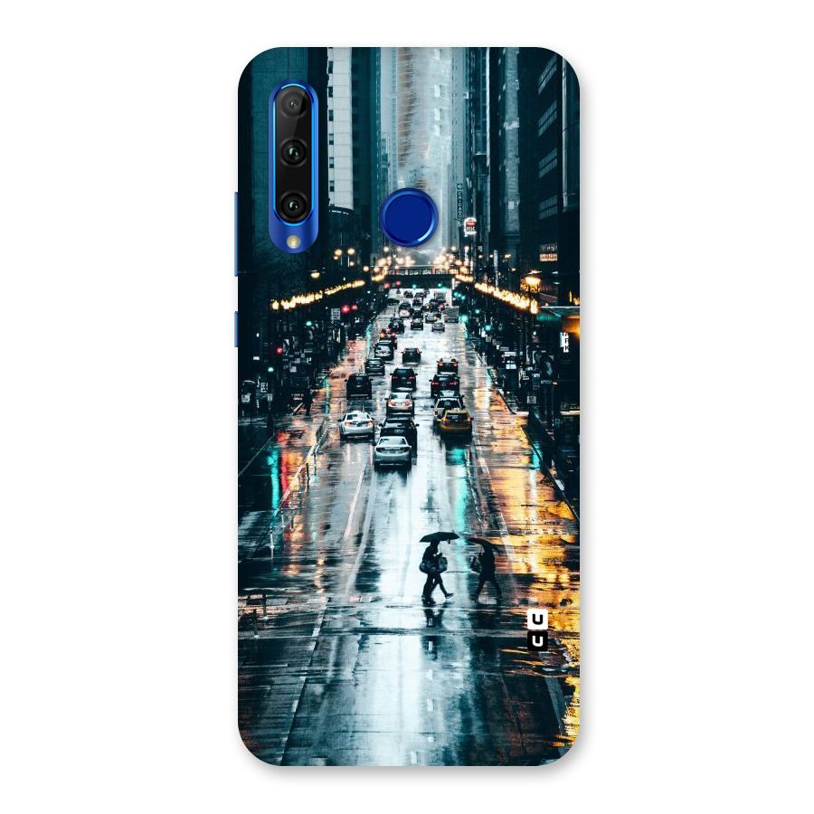NY Streets Rainy Back Case for Honor 20i