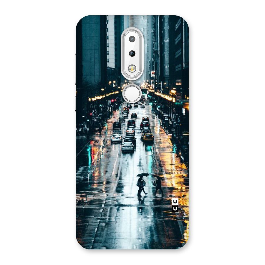 NY Streets Rainy Back Case for Nokia 6.1 Plus