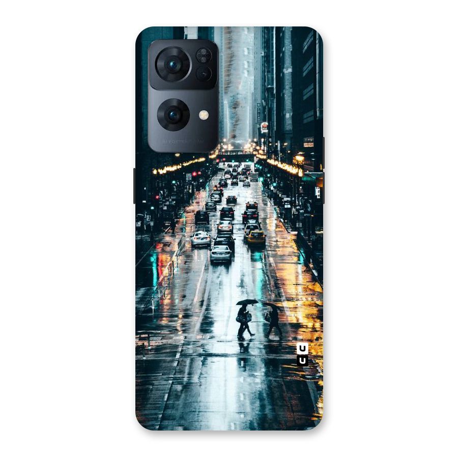 NY Streets Rainy Back Case for Oppo Reno7 Pro 5G