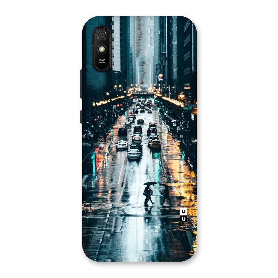 NY Streets Rainy Back Case for Redmi 9A
