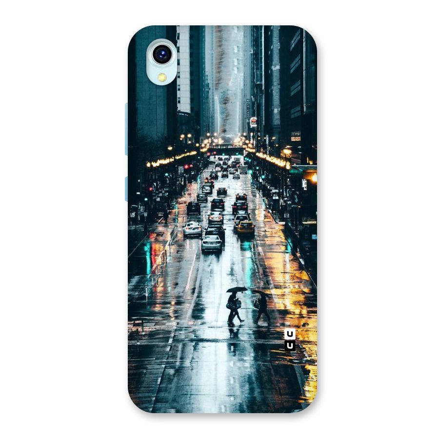 NY Streets Rainy Back Case for Vivo Y1s