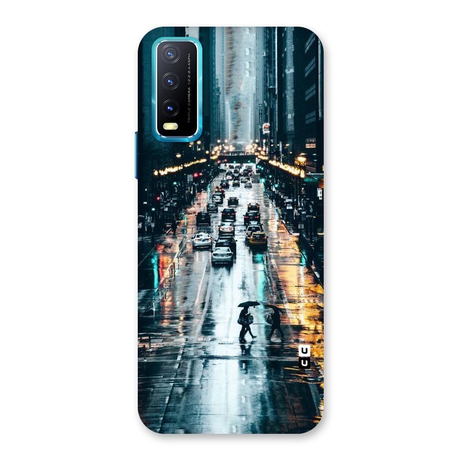 NY Streets Rainy Back Case for Vivo Y20A