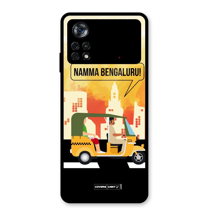 Namma Bengaluru Glass Back Case for Poco X4 Pro 5G
