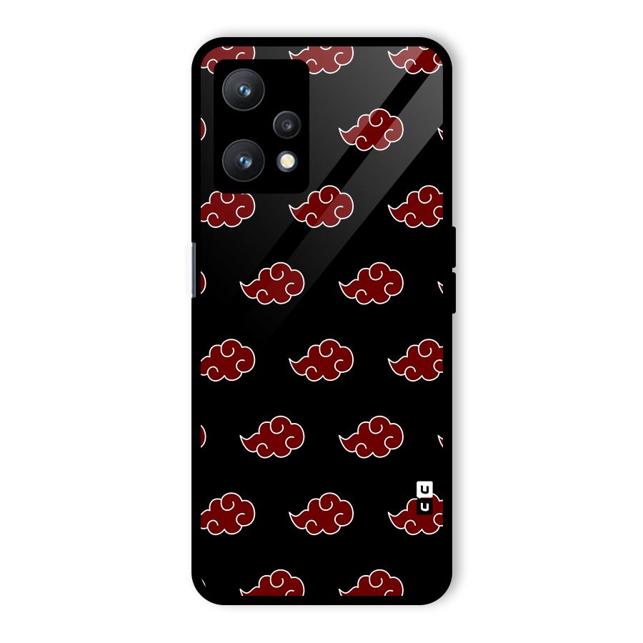 Naruto Akatsuki Pattern Glass Back Case for Realme 9 Pro 5G