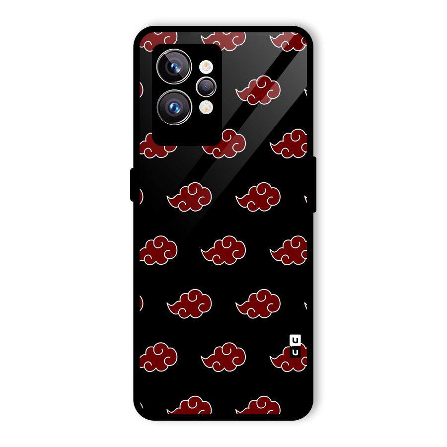 Naruto Akatsuki Pattern Glass Back Case for Realme GT2 Pro