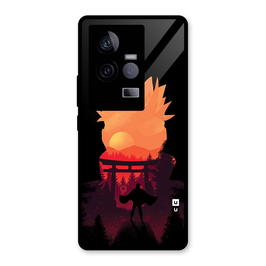 Naruto Anime Sunset Art Glass Back Case for Vivo iQOO 11 5G