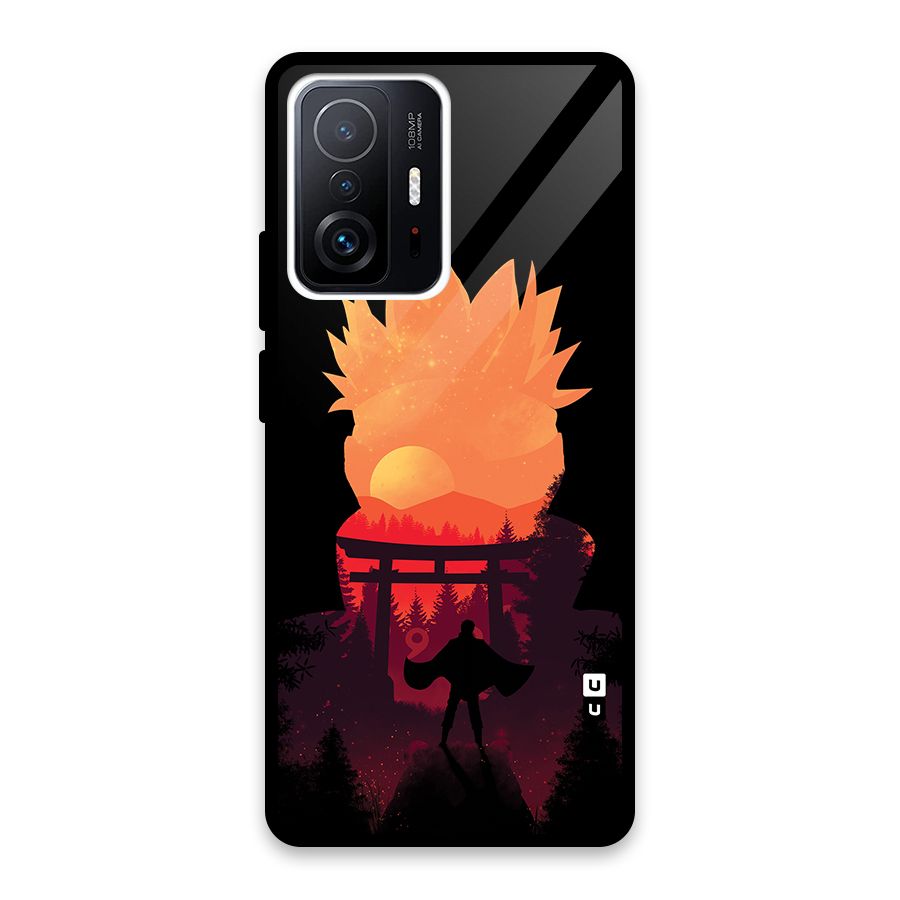Naruto Anime Sunset Art Glass Back Case for Xiaomi 11T Pro