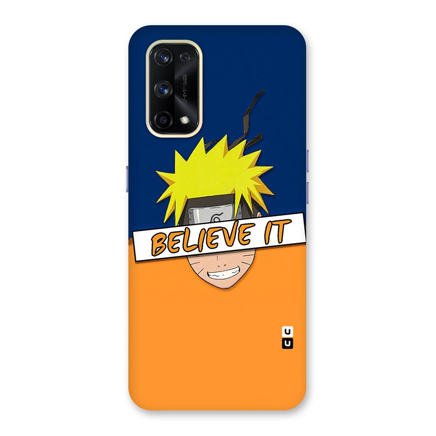 Naruto Believe It Glass Back Case for Realme X7 Pro