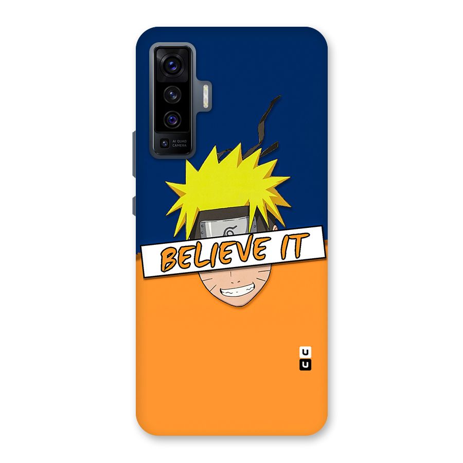 Naruto Believe It Back Case for Vivo X50