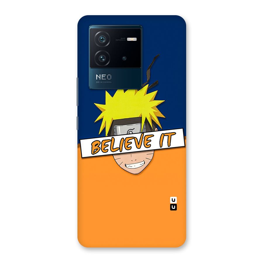Naruto Believe It Back Case for Vivo iQOO Neo 6 5G