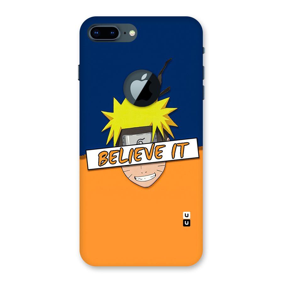 Naruto Believe It Back Case for iPhone 7 Plus Logo Cut
