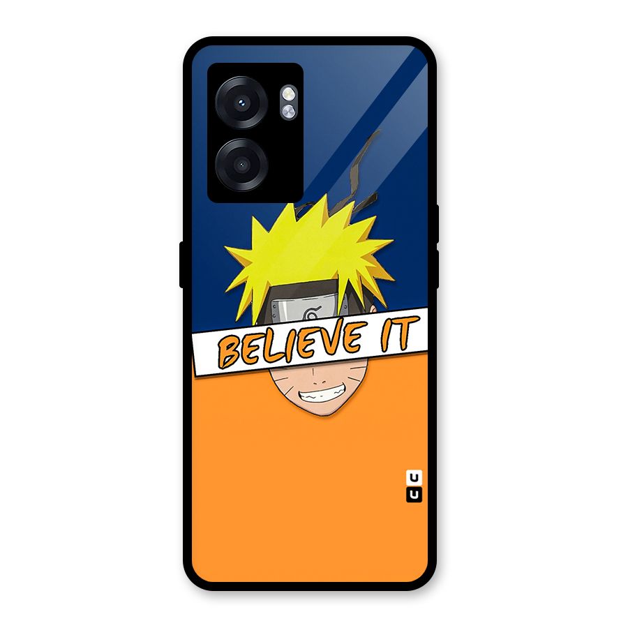 Naruto Believe It Glass Back Case for Realme Narzo 50 5G