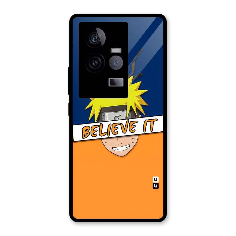 Naruto Believe It Glass Back Case for Vivo iQOO 11 5G