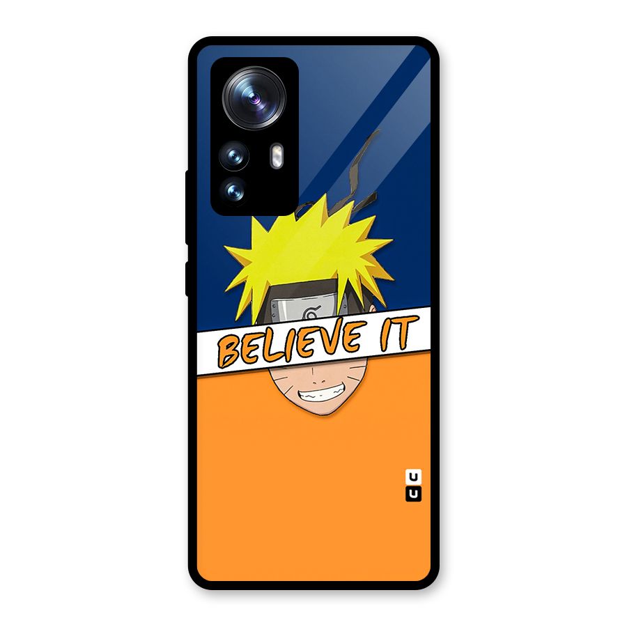 Naruto Believe It Glass Back Case for Xiaomi 12 Pro