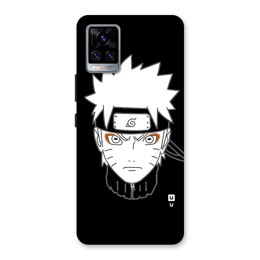 Naruto Black and White Art Back Case for Vivo V20 Pro
