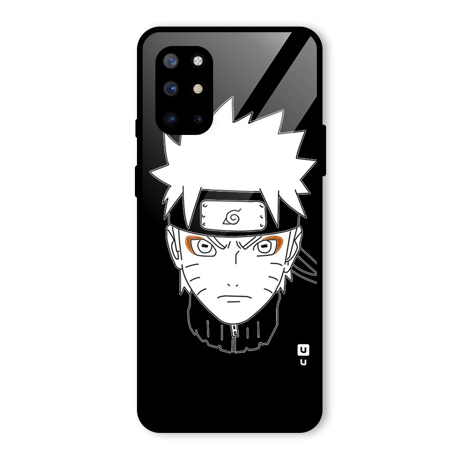 Naruto Black and White Art Glass Back Case for OnePlus 8T