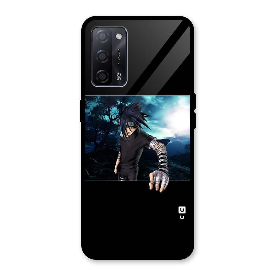 Naruto Cool Anime Night Glass Back Case for Oppo A53s 5G