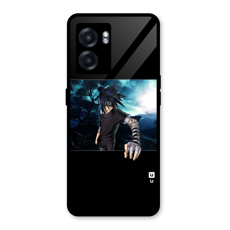 Naruto Cool Anime Night Glass Back Case for Oppo K10 (5G)