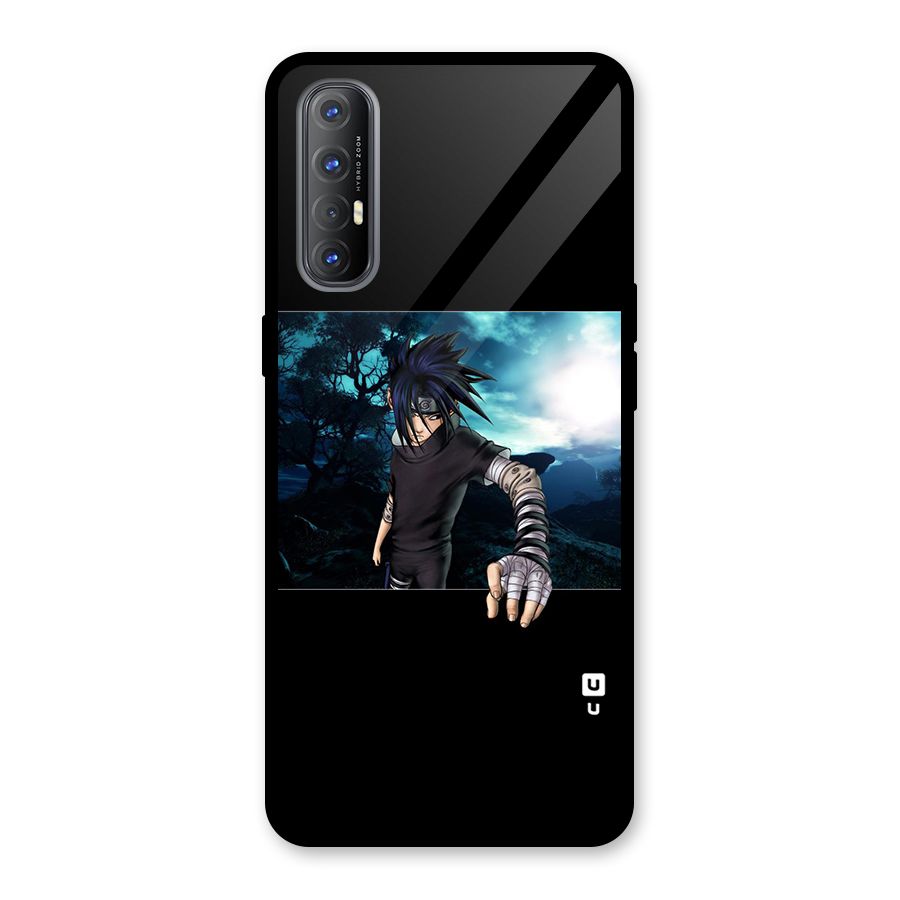 Naruto Cool Anime Night Glass Back Case for Oppo Reno3 Pro