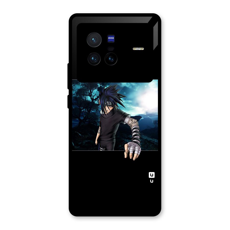 Naruto Cool Anime Night Glass Back Case for Vivo X80