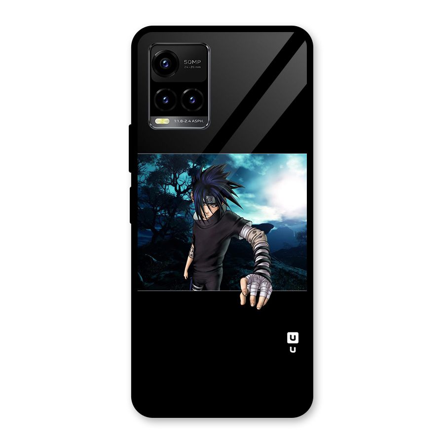 Naruto Cool Anime Night Glass Back Case for Vivo Y21T