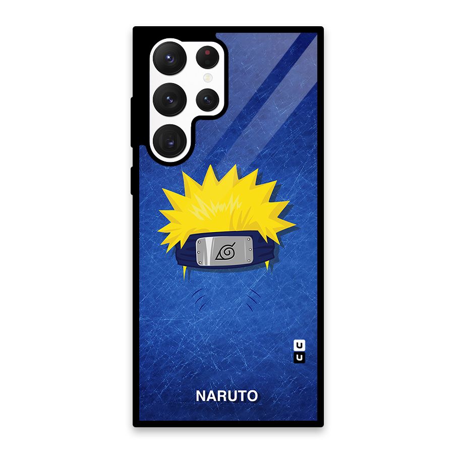 Naruto Headband Minimal Glass Back Case for Galaxy S22 Ultra 5G