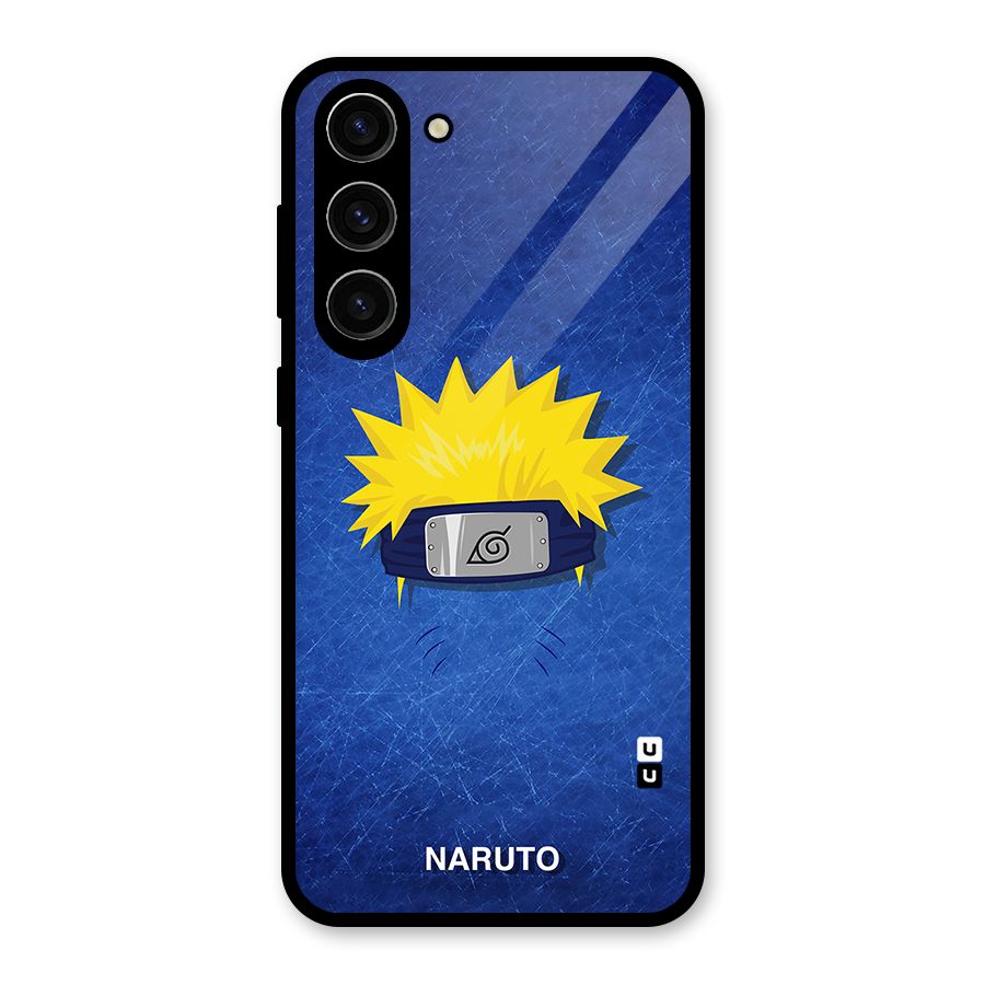 Naruto Headband Minimal Glass Back Case for Galaxy S23 Plus