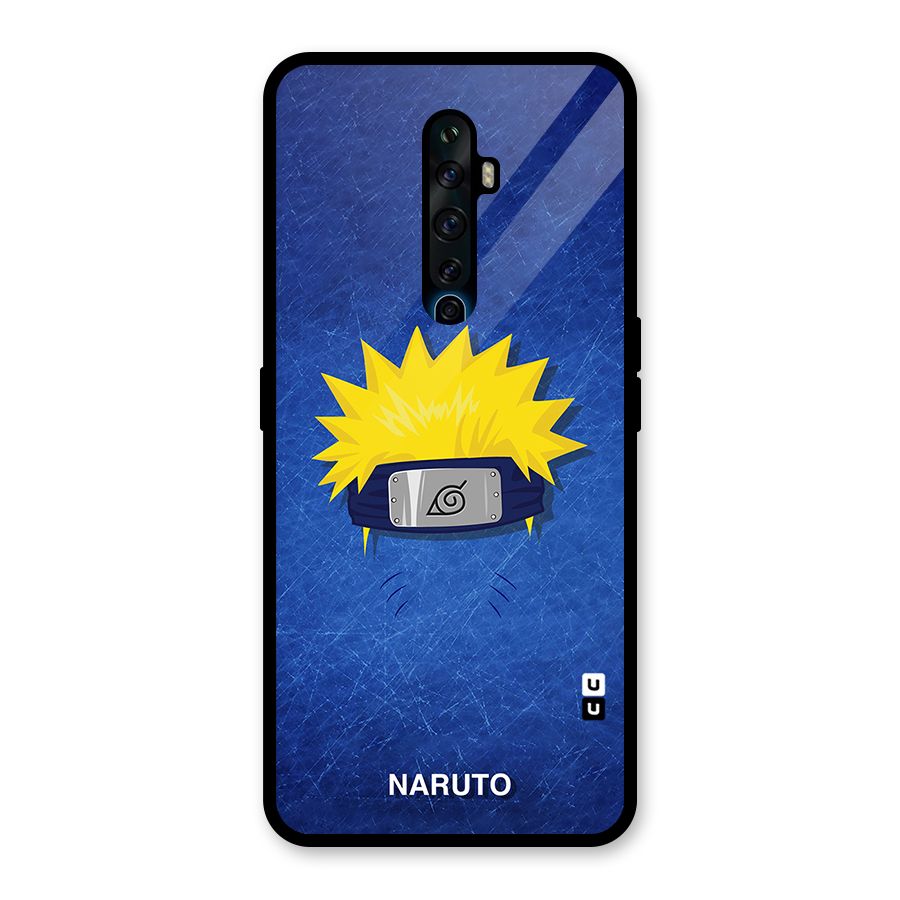 Naruto Headband Minimal Glass Back Case for Oppo Reno2 F