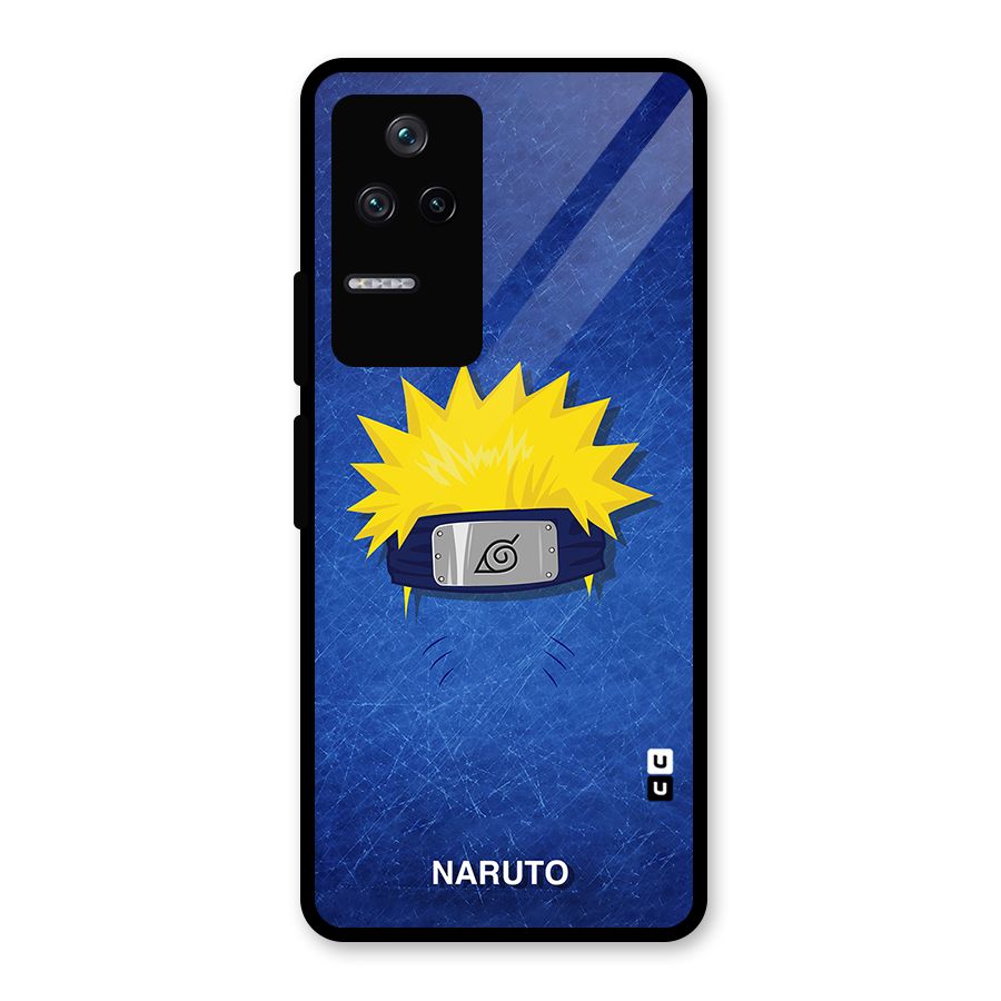 Naruto Headband Minimal Glass Back Case for Poco F4 5G