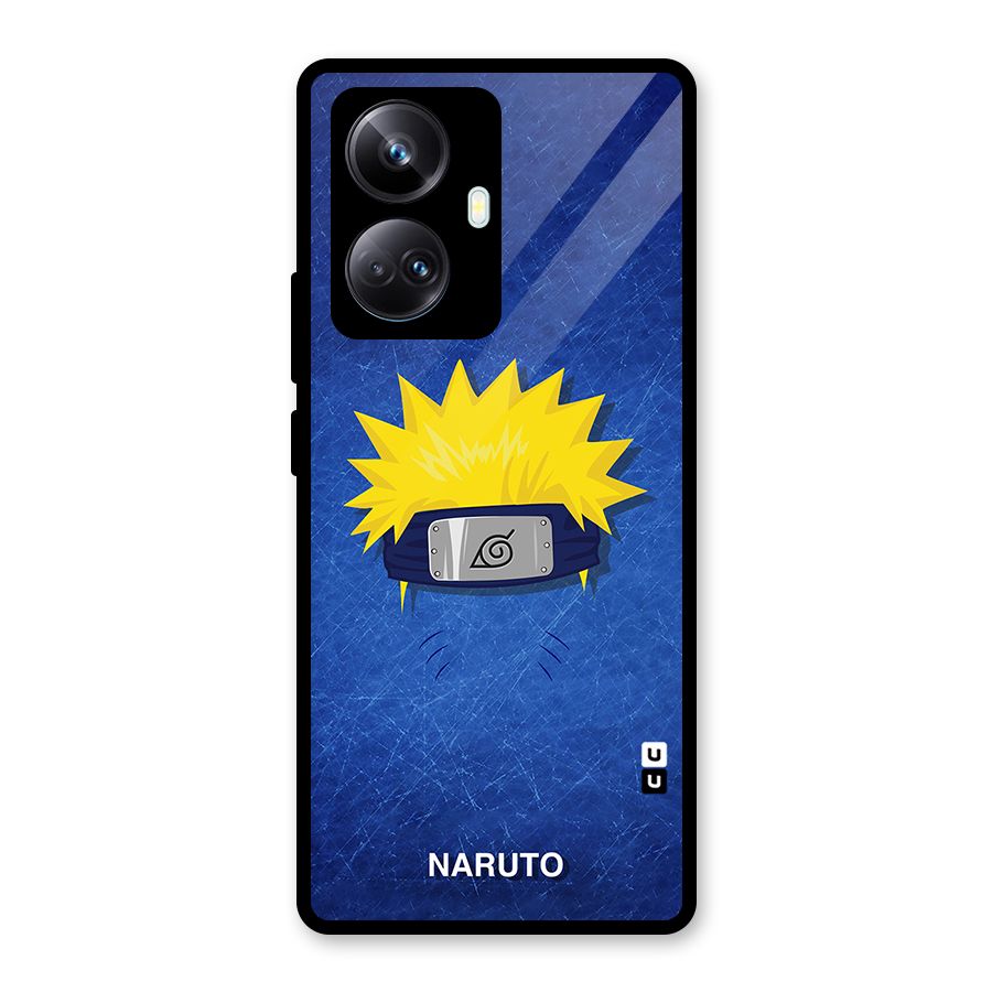 Naruto Headband Minimal Glass Back Case for Realme 10 Pro Plus