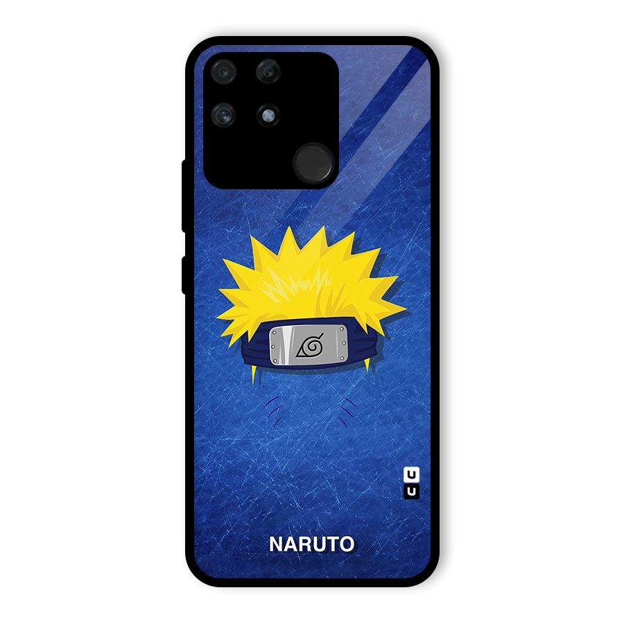 Naruto Headband Minimal Glass Back Case for Realme Narzo 50A