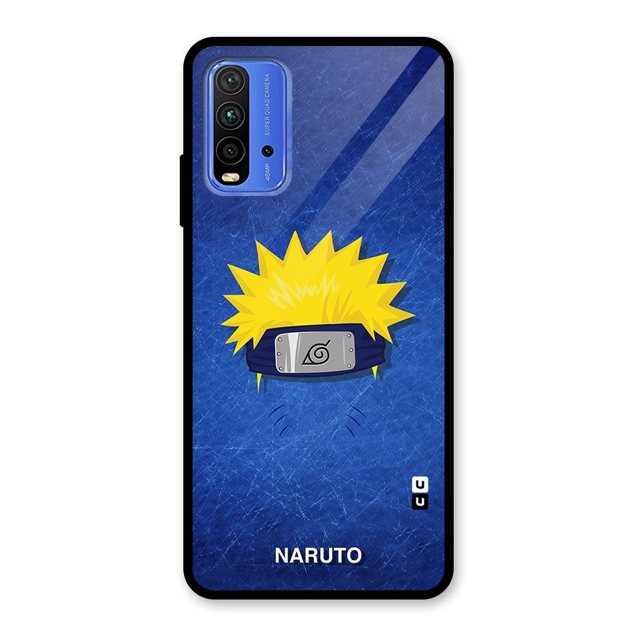 Naruto Headband Minimal Glass Back Case for Redmi 9 Power