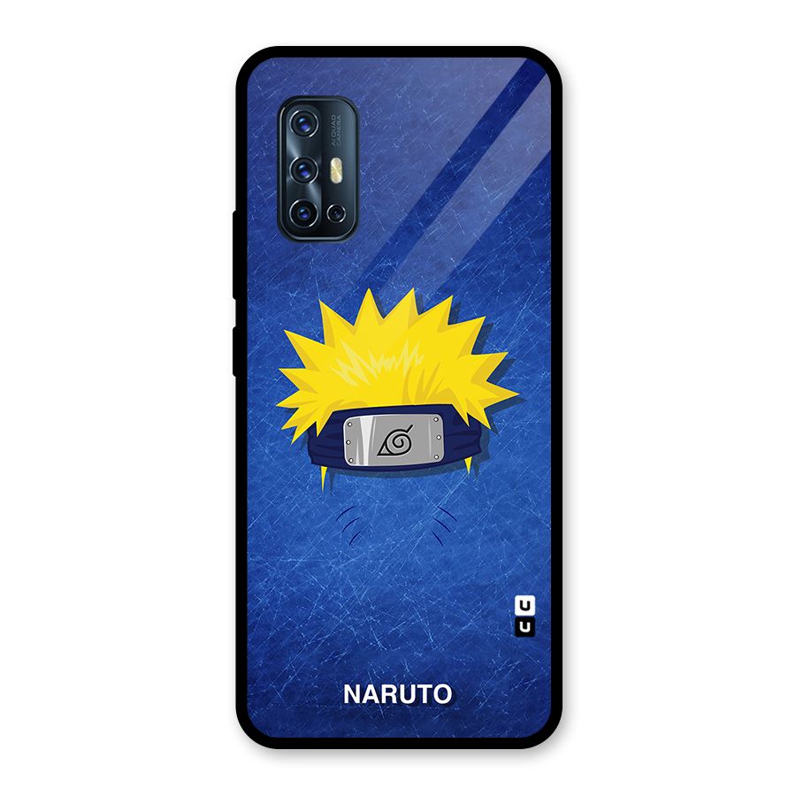 Naruto Headband Minimal Glass Back Case for Vivo V17