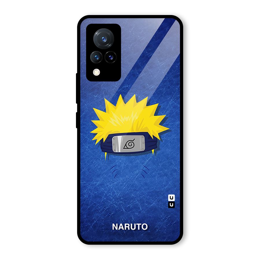 Naruto Headband Minimal Glass Back Case for Vivo V21 5G