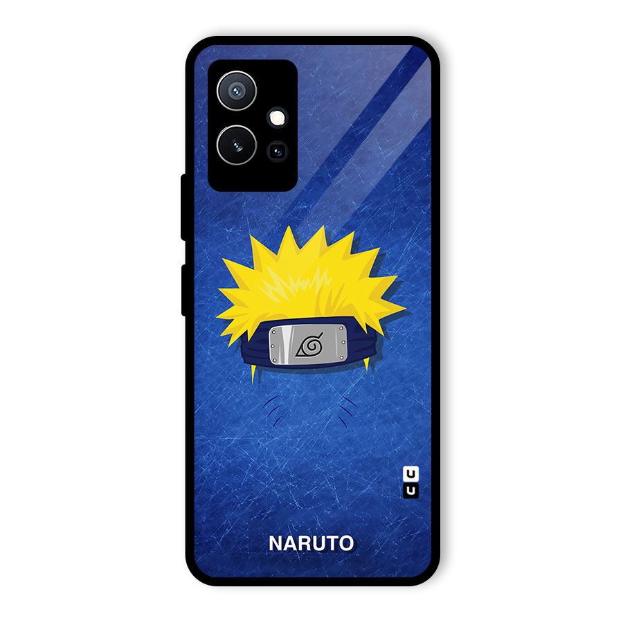 Naruto Headband Minimal Glass Back Case for Vivo Y75 5G