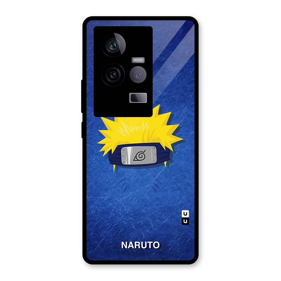 Naruto Headband Minimal Glass Back Case for Vivo iQOO 11 5G