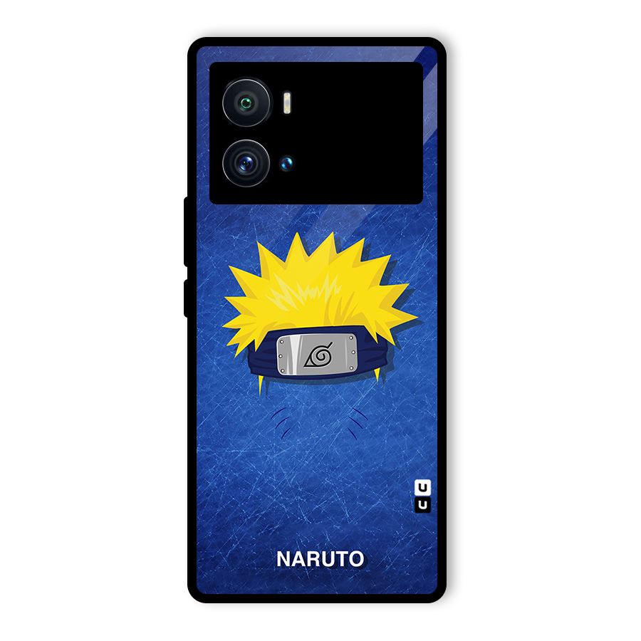 Naruto Headband Minimal Glass Back Case for Vivo iQOO 9 Pro