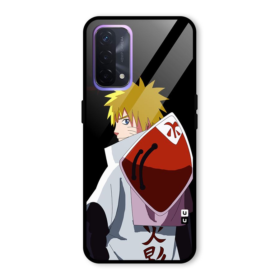 Naruto Hokage Glass Back Case for Oppo A74 5G