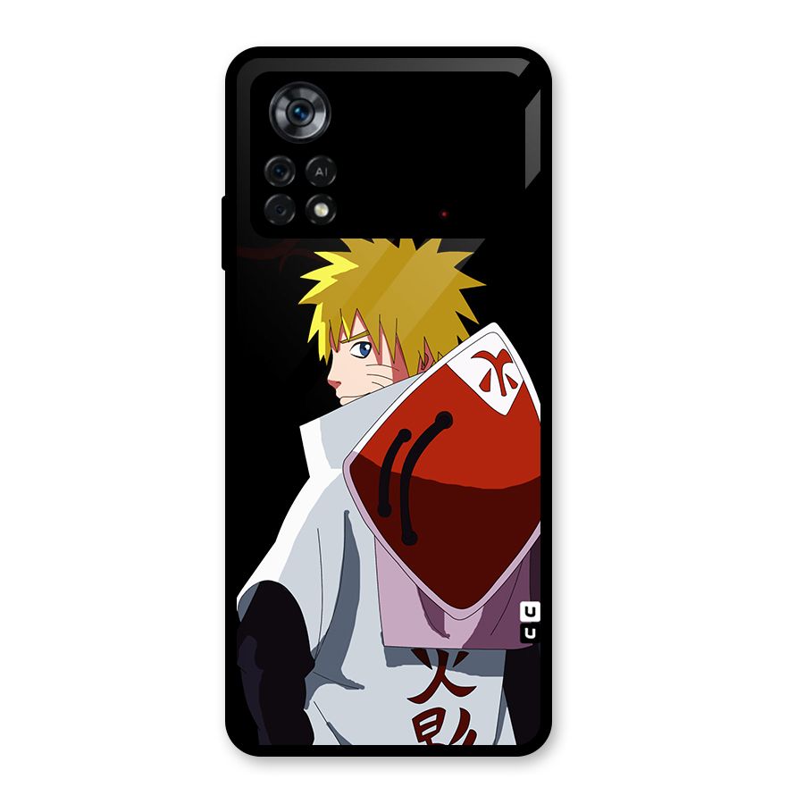 Naruto Hokage Glass Back Case for Poco X4 Pro 5G