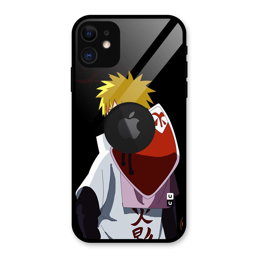 Naruto Hokage Glass Back Case for iPhone 11 Logo Cut