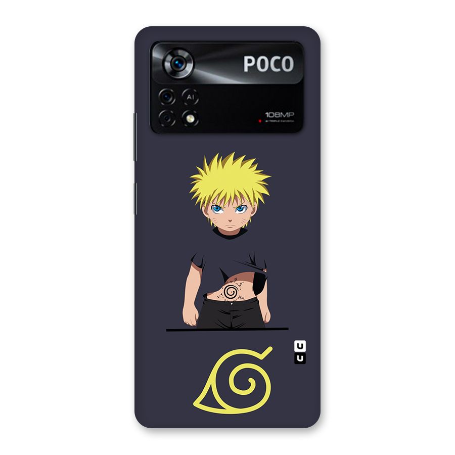 Naruto Kid Back Case for Poco X4 Pro 5G