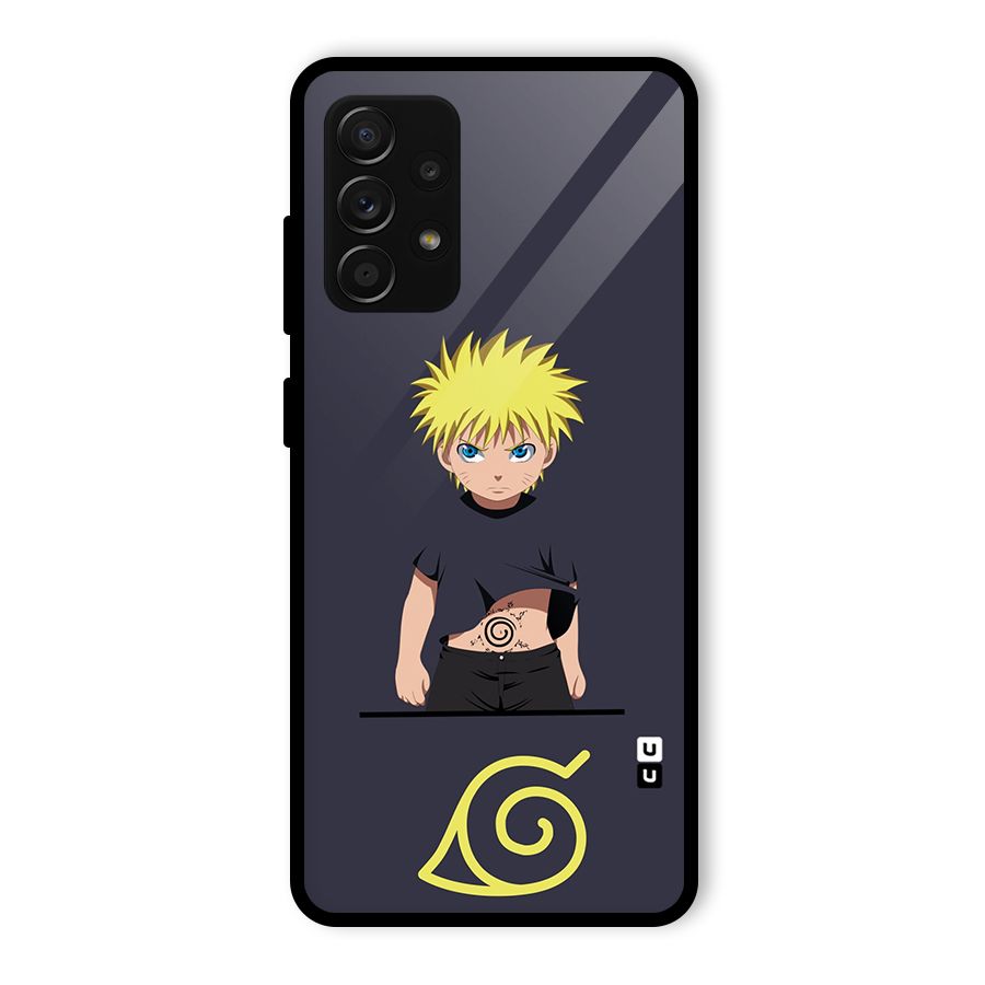 Naruto Kid Glass Back Case for Galaxy A53 5G