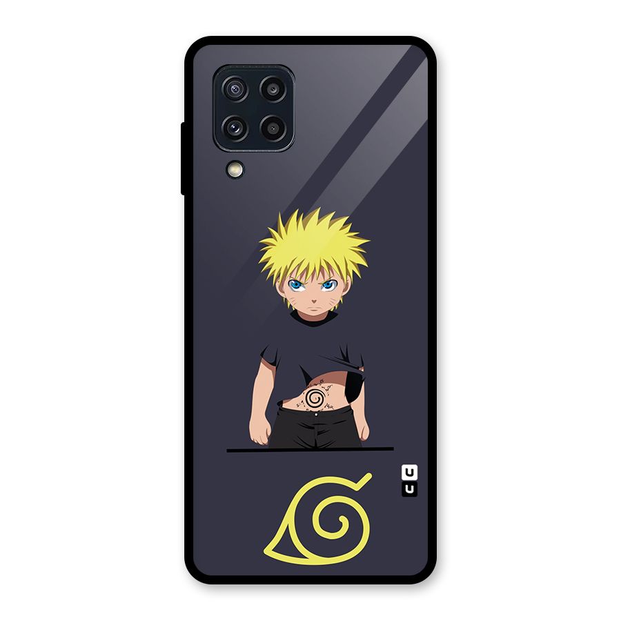 Naruto Kid Glass Back Case for Galaxy M32