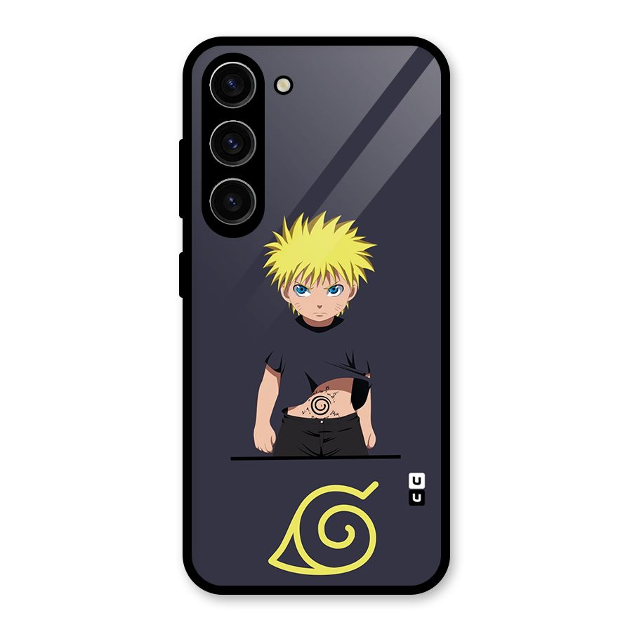 Naruto Kid Glass Back Case for Galaxy S23