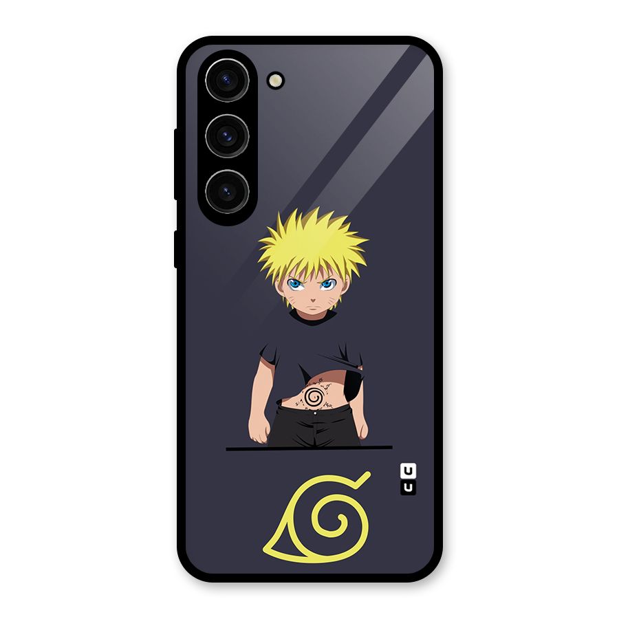 Naruto Kid Glass Back Case for Galaxy S23 Plus