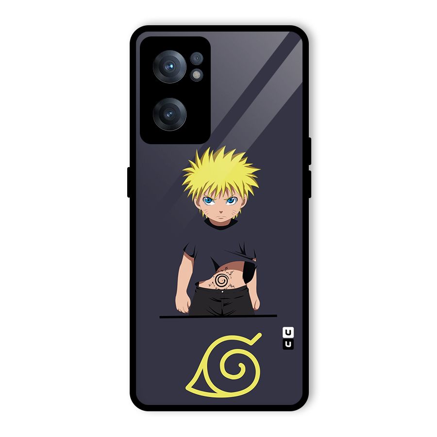 Naruto Kid Glass Back Case for OnePlus Nord CE 2 5G