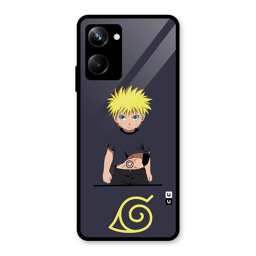 Naruto Kid Glass Back Case for Realme 10 Pro