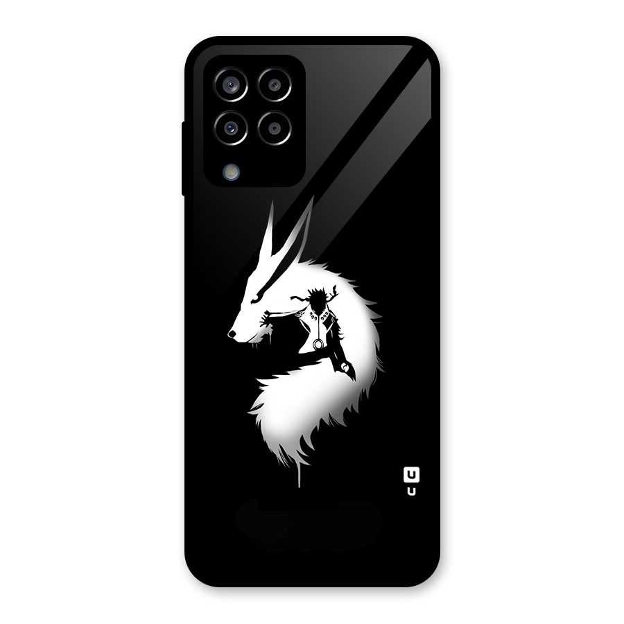 Naruto Kurama Mode Glass Back Case for Galaxy M33