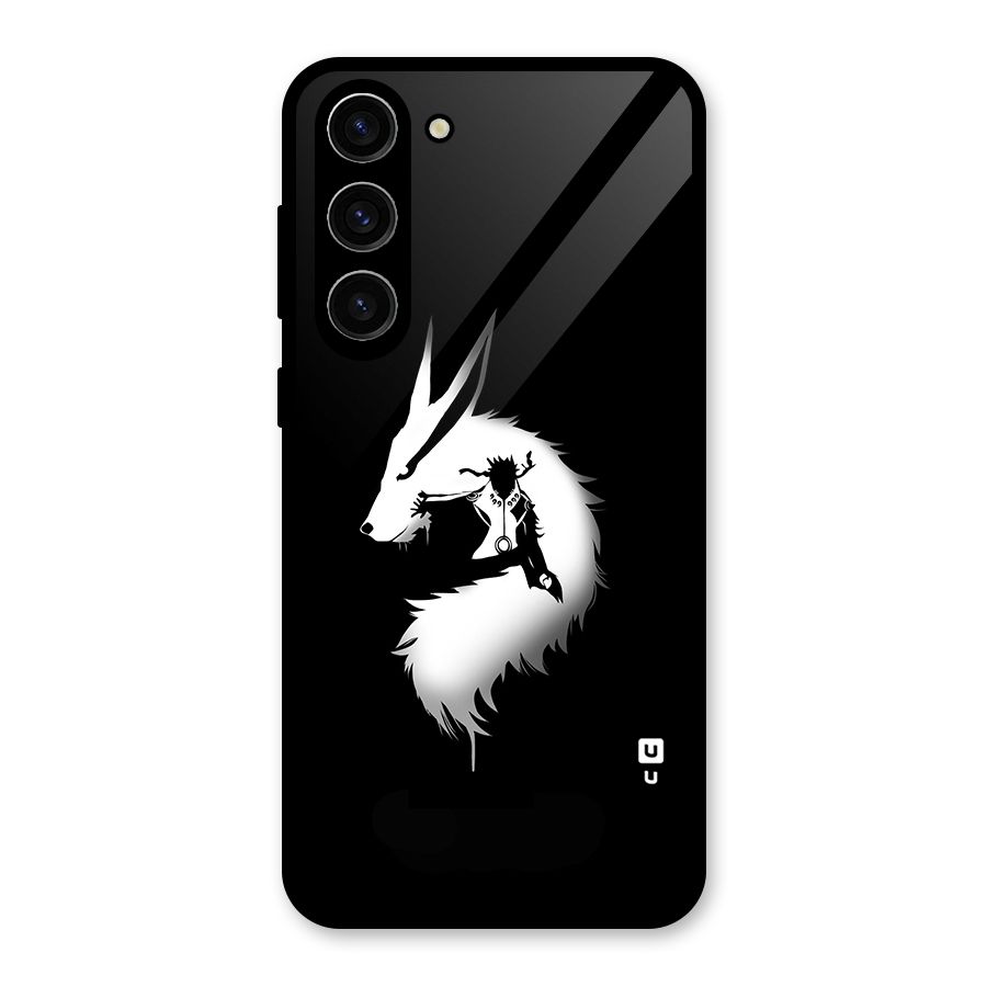 Naruto Kurama Mode Glass Back Case for Galaxy S23 Plus